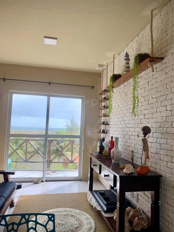 Apartamento Com Vista Para O Mar, Piscina , Deck , Playground E Estacionamento . 타이바 외부 사진