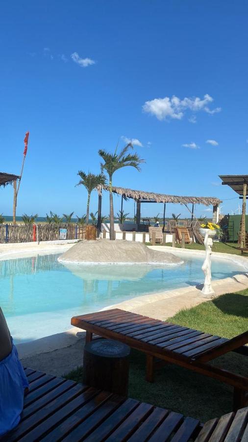 Apartamento Com Vista Para O Mar, Piscina , Deck , Playground E Estacionamento . 타이바 외부 사진