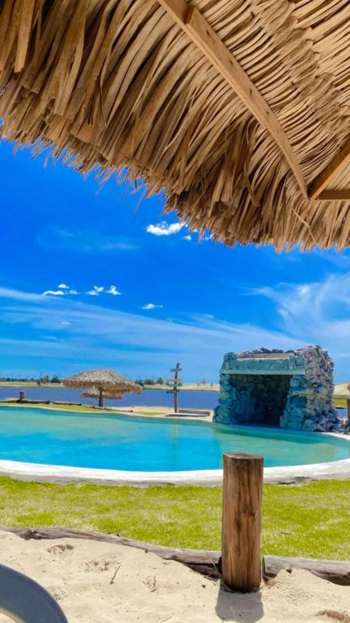 Apartamento Com Vista Para O Mar, Piscina , Deck , Playground E Estacionamento . 타이바 외부 사진